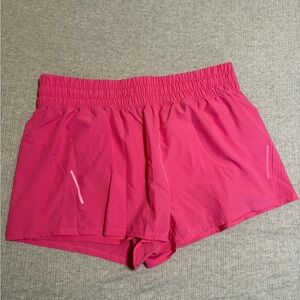 Women's Asics Pink Athletic Shorts
